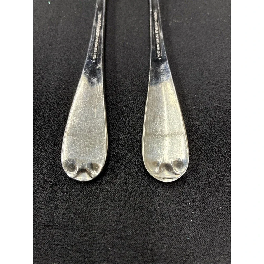 Reed & Barton COLBY Dinner Forks Set of 2 18/10 Stainless China 8-1/8